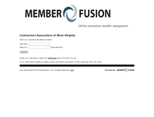 Tablet Screenshot of memberfusion.cawv.org